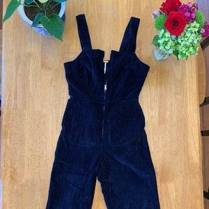 Free people overall corduroy